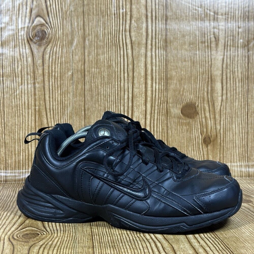 Nike T-Lite VIII Shoes Men’s Size 10 Black Running 386766-003 Sneakers Low Top